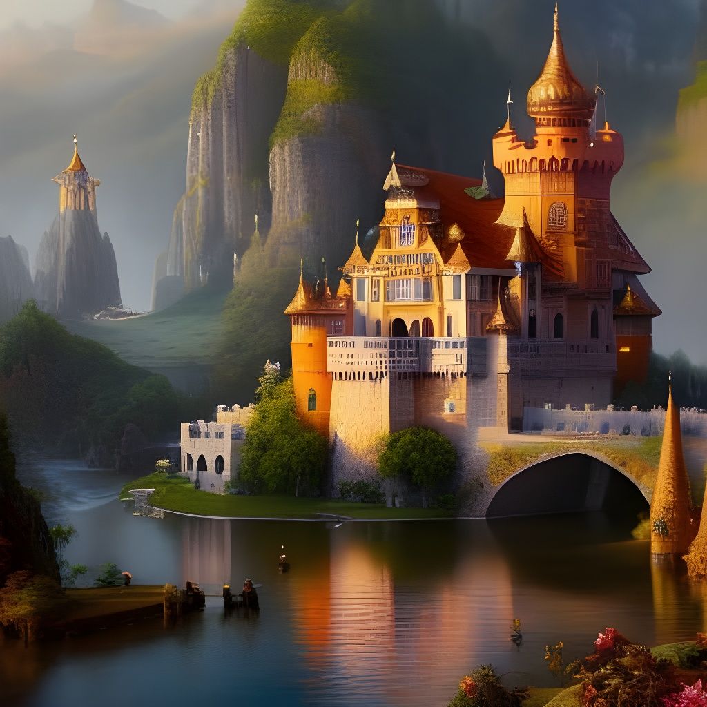 Sunrise at the Orange Castle