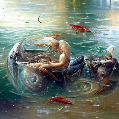 Age of Pisces: Oil Painting in Gurney Style