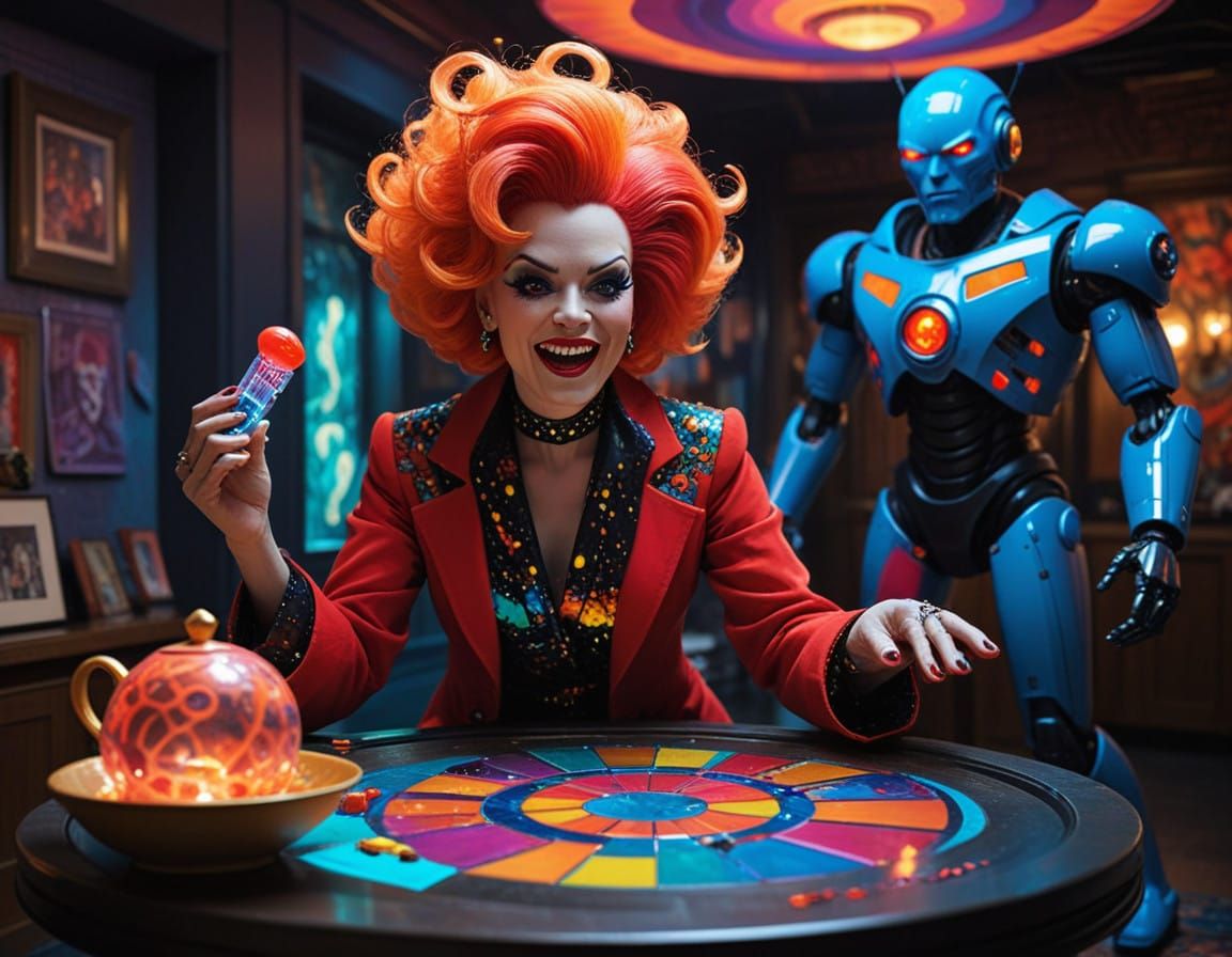 Quirky Heroes Unite in Vibrant, Surreal Comic Strip