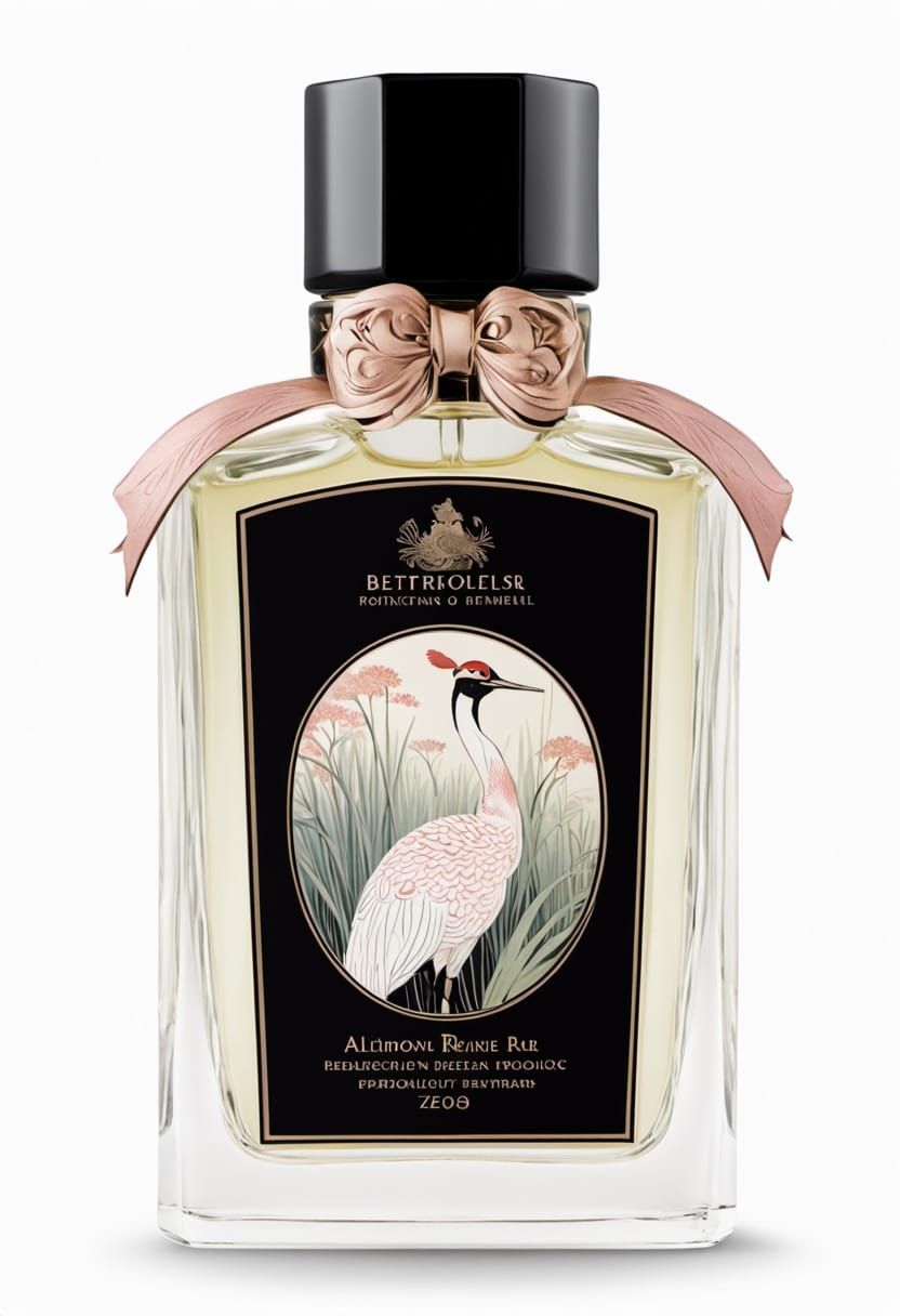 Zoologist Dancing Manchurian Crane (Grus japonensis) Perfume...