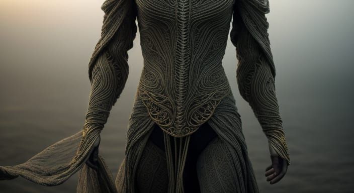 Ethereal Silk Titan in Ambient Twilight