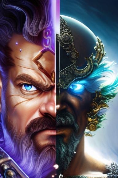 Hyperdetailed Portrait in Pop Art Style