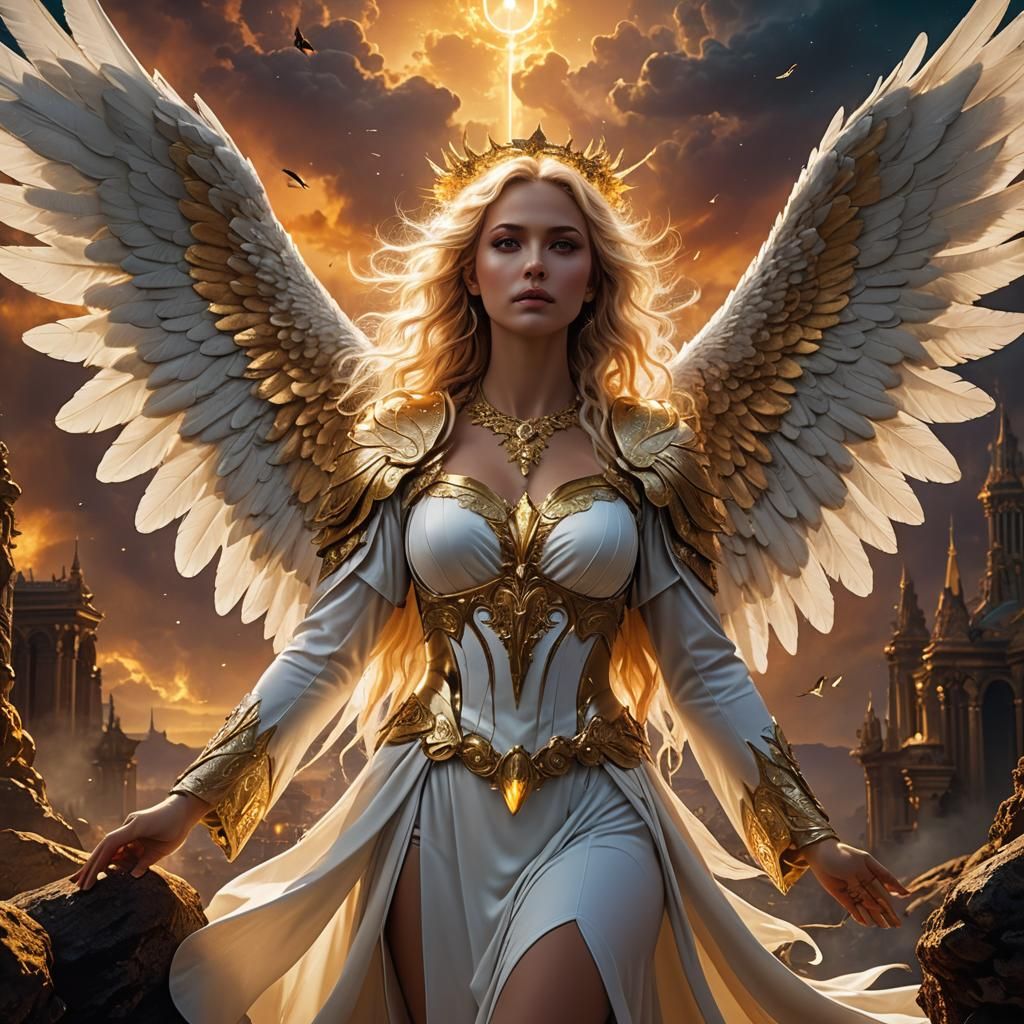 Fallen Angel Nova in Detailed Matte Painting
