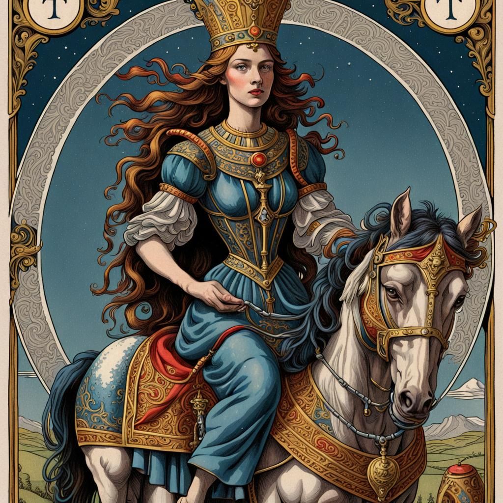 The Chariot card of a Tarot deck