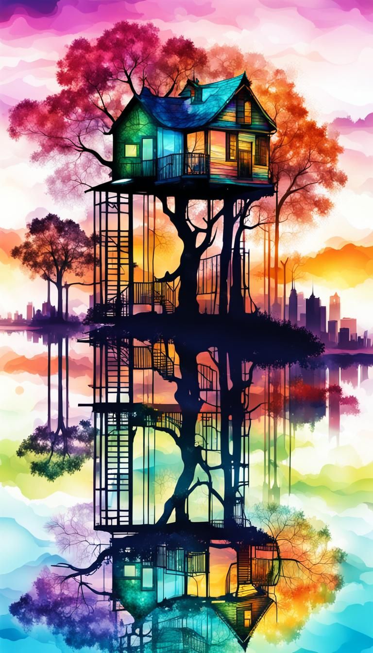 Treehouse by the city