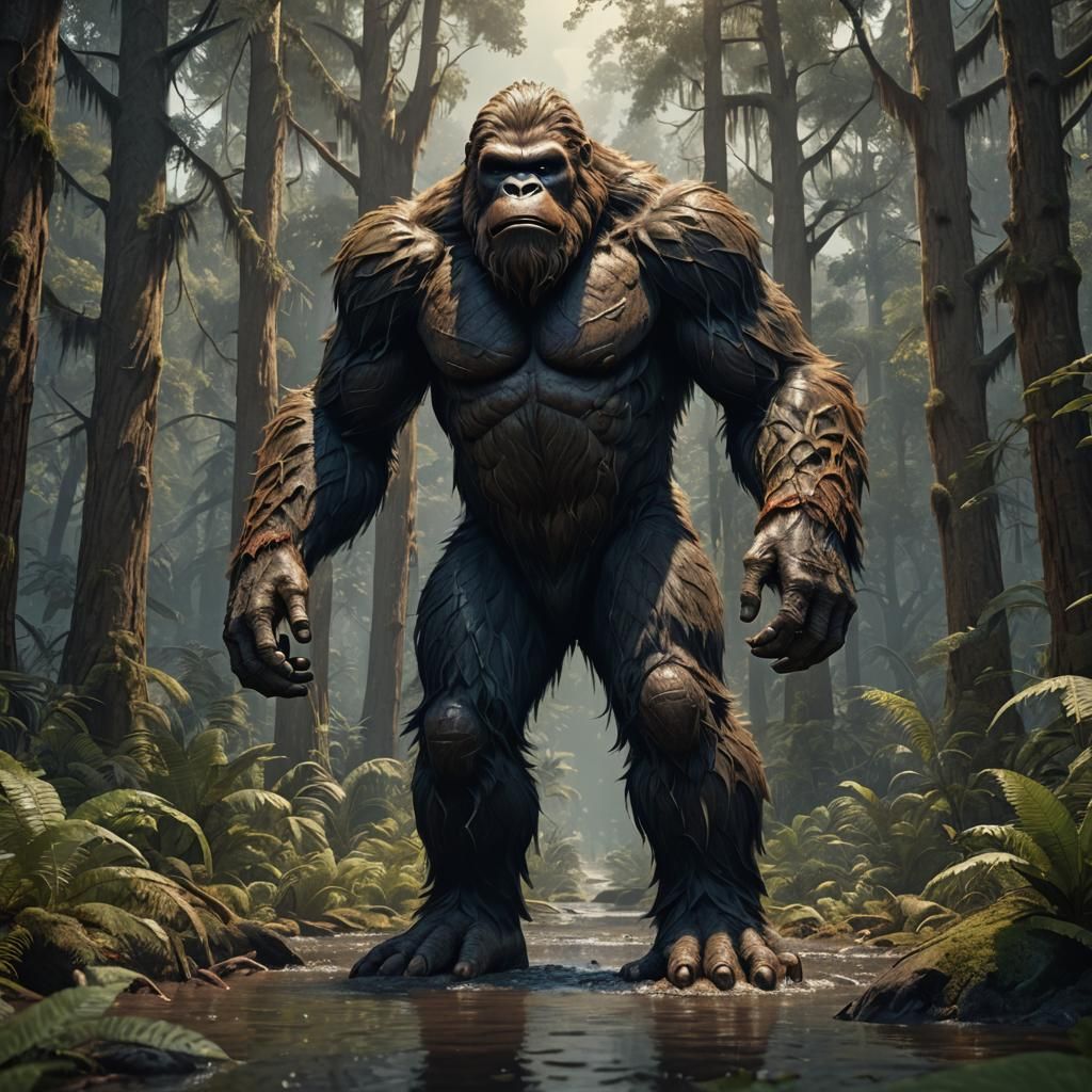 Bigfoot in Tallahassee: Detailed Matte Painting