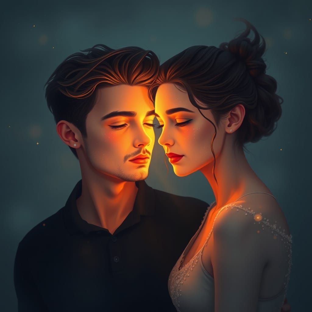 Soulmates Unite in a Celestial Dance