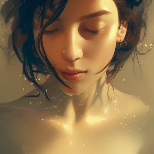 Expressive Portrait of Unrequited Love in Hyperdetailed Styl...