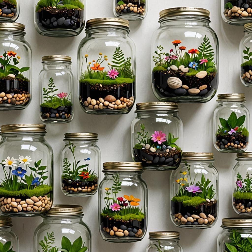 Nature in a Jar: A Miniature Landscape