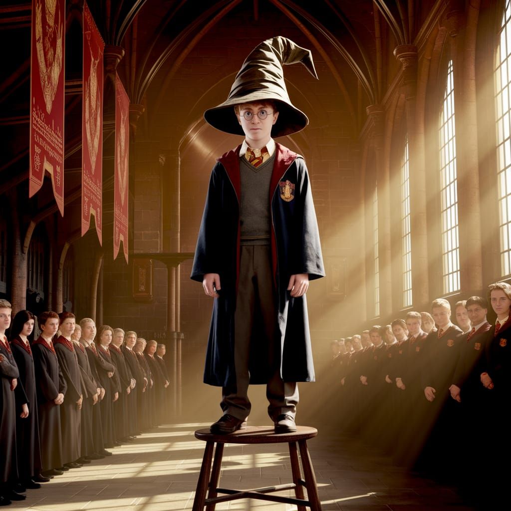 Sorting Hat Reveals Harry Potter's Destiny in Ancient Stone ...