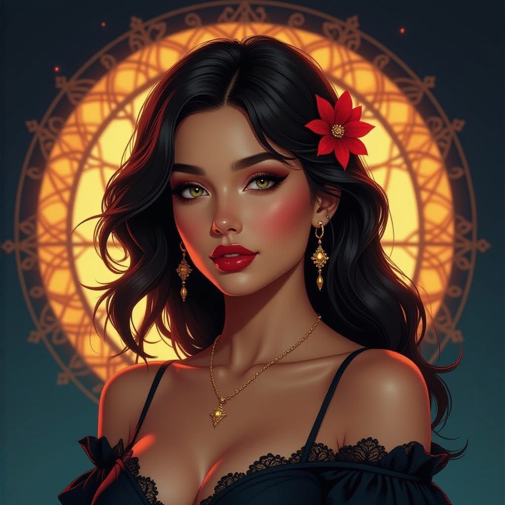 Ethereal Cyber Goddess