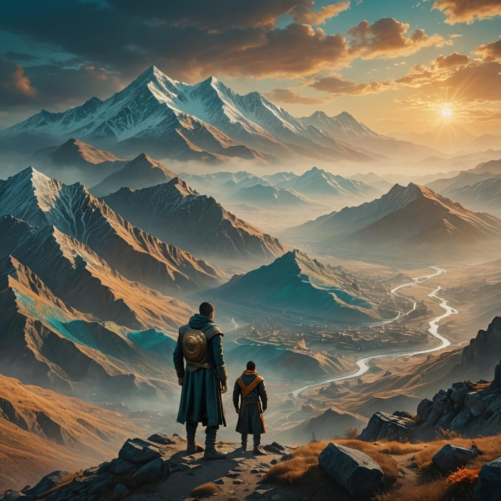 Khabib Nurmagomedov: Dreamlike Fantasy Art in Dagestan