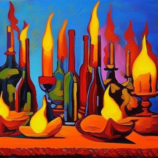 Summer Sabbath in Expressionist Neo-Impressionism