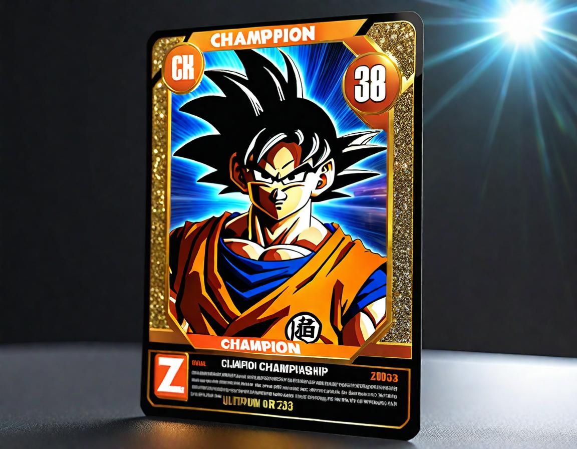 Rare Dragon Ball Z Championship Trading Card