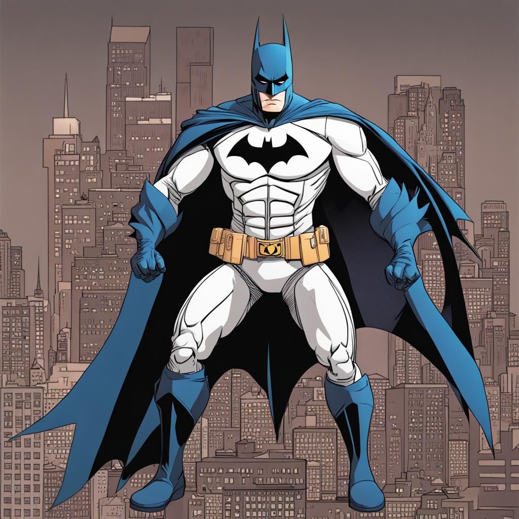 Minimalist Batman AI Image
