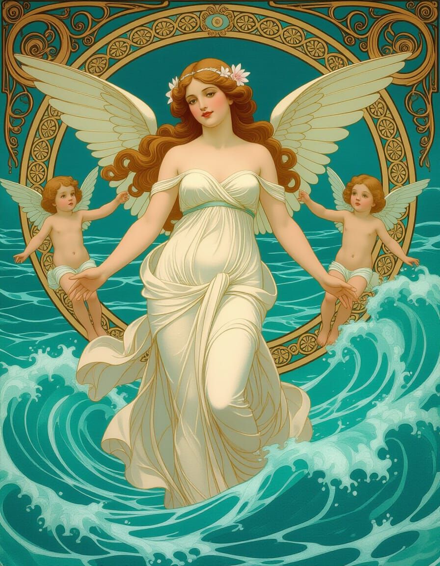 Aphrodite's Birth from the Sea: A Classical Vision