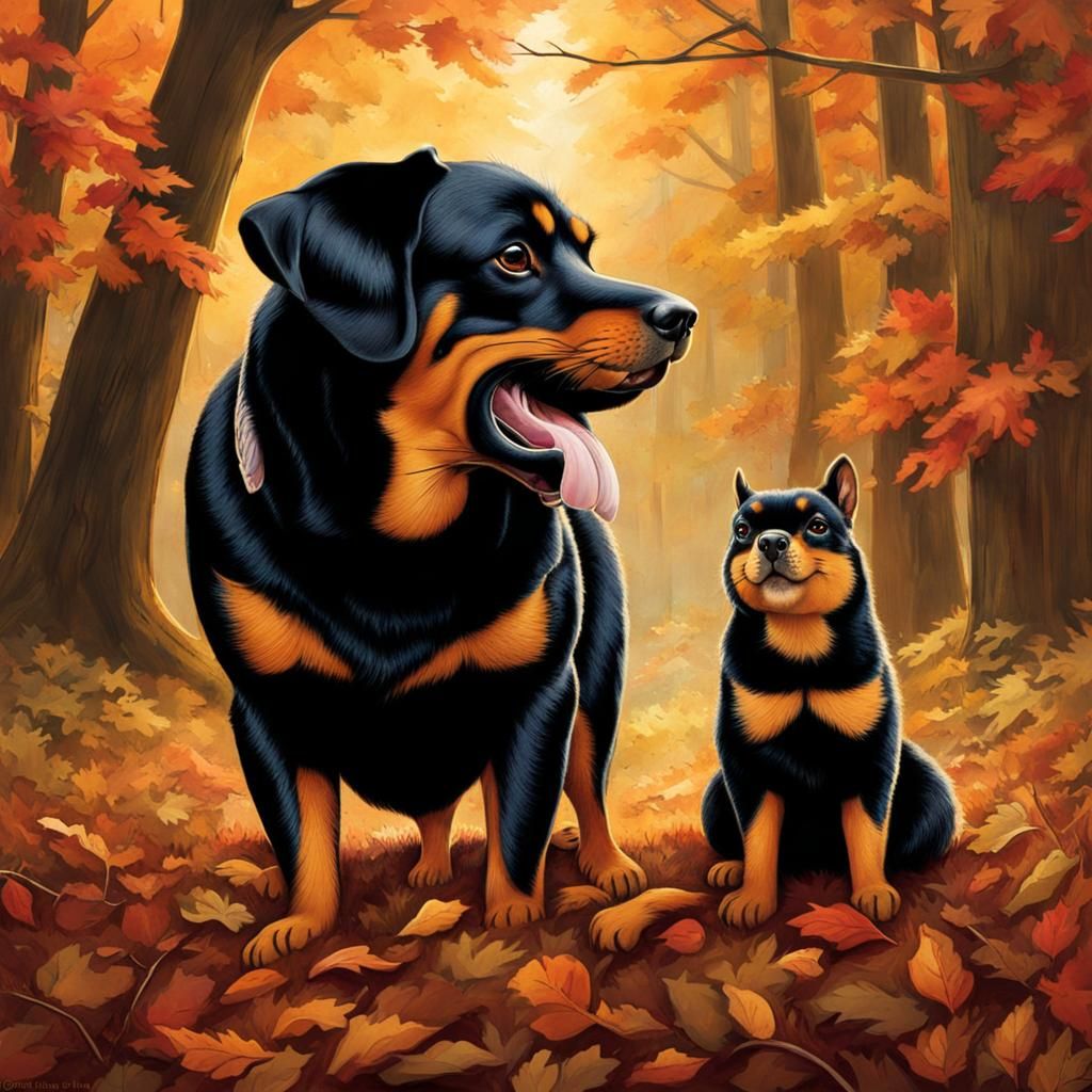 Rottweiler and Squirrel: An Unlikely Friendship