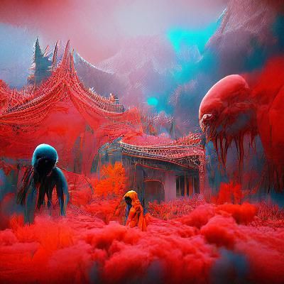 Cosmic Horror Beyond the Black Rainbow