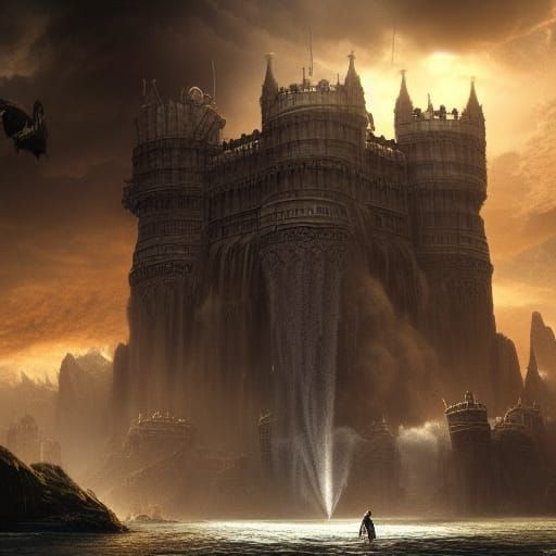 Epic Keep of Waterdeep: Digital Matte Painting