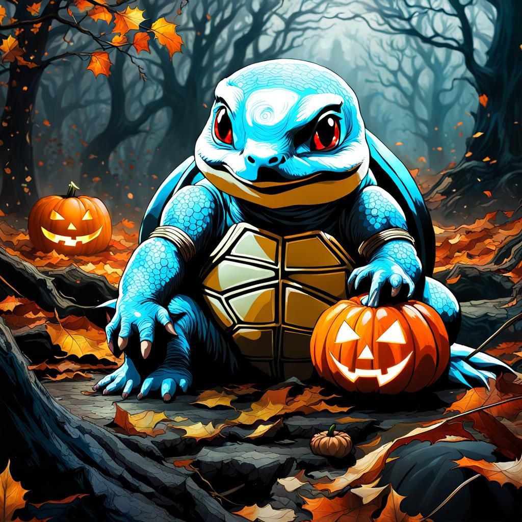 Halloween version of Squirtle 5
