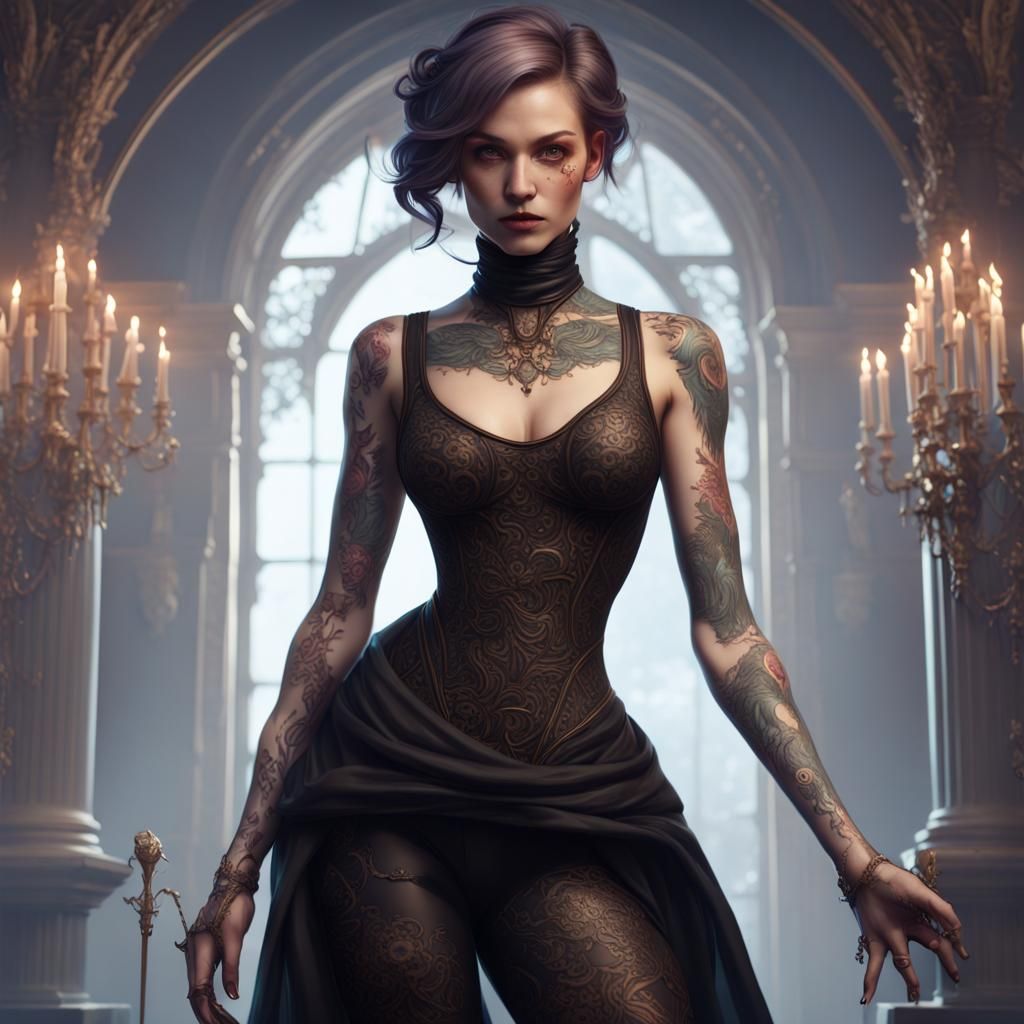 Victorian Ballerina Character Concept Art in Unreal Engine