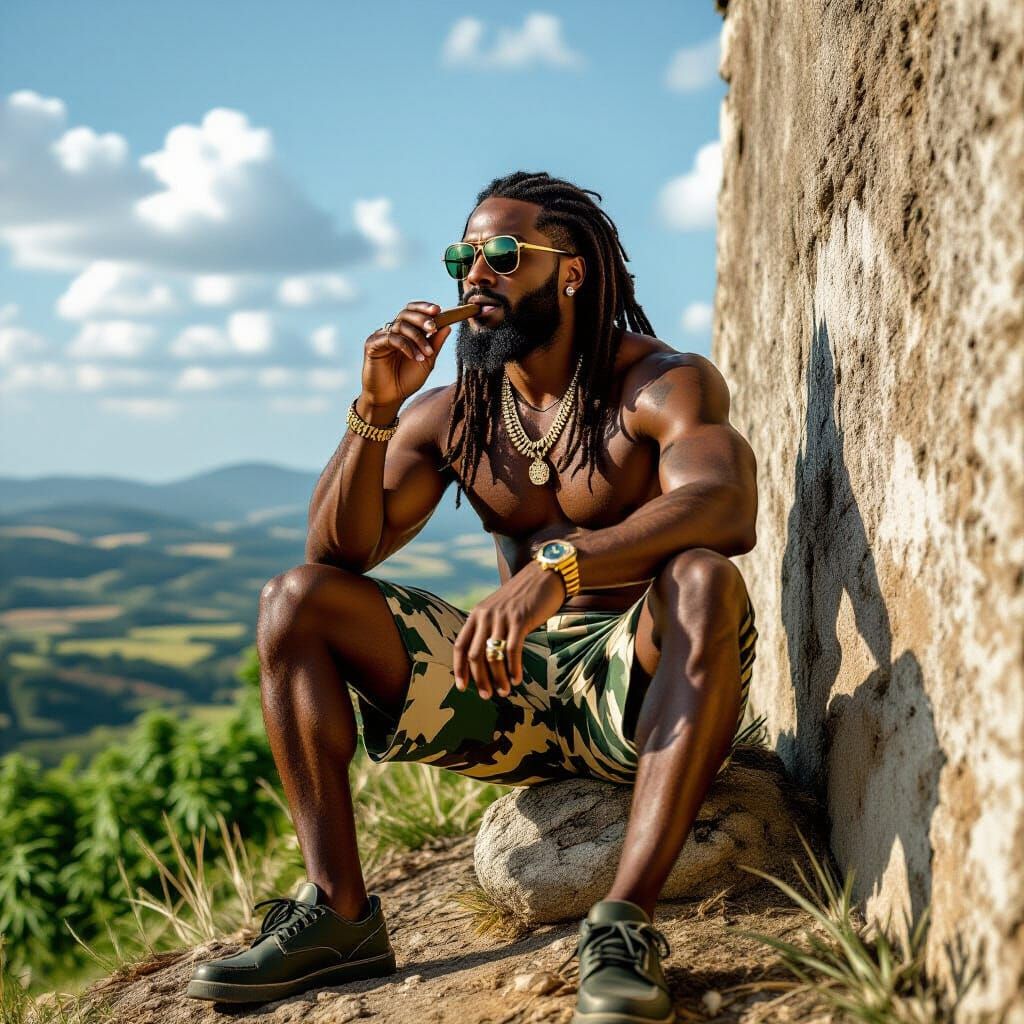 Cannabis Field Portrait: A Self-Care Lifestyle Aesthetic