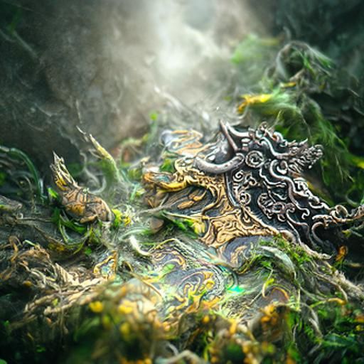 Purgatory Universe Bronze Fantasy Brocade in 8K 3D