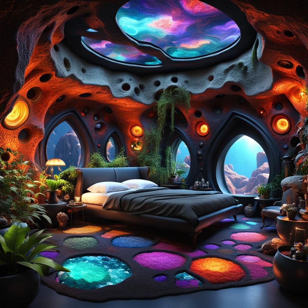 Spaceship bedroom
