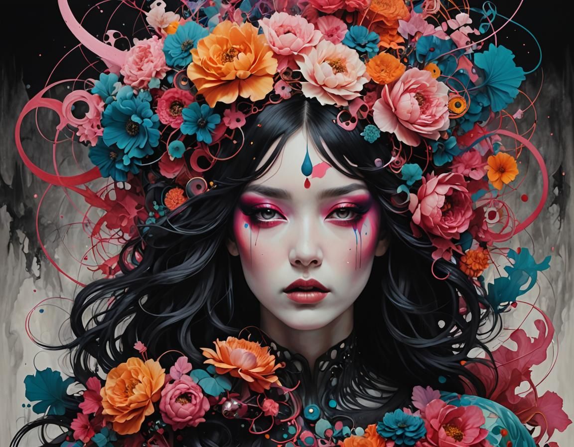 Tortured Souls in Colorful Chaos