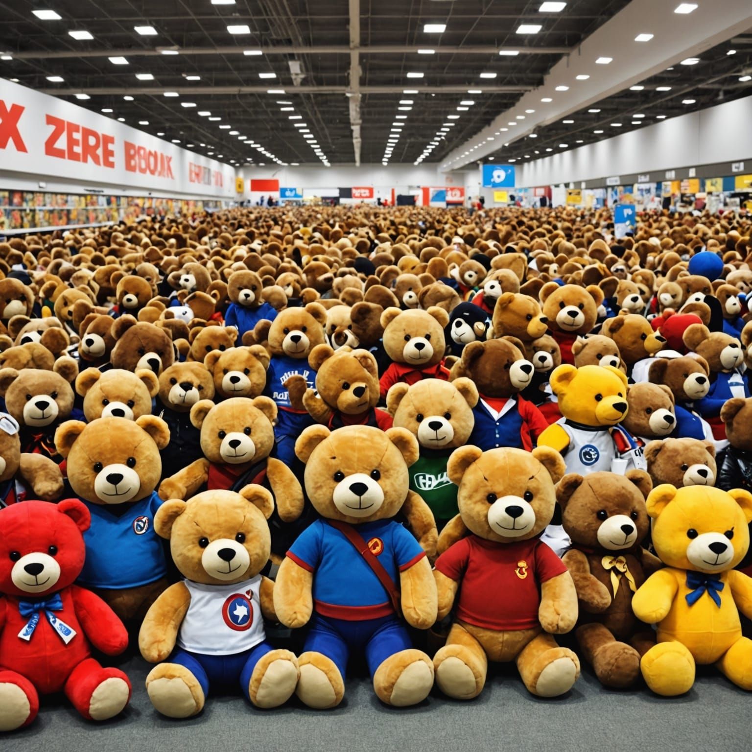 Teddy Bears at Comic Con in Anime Style