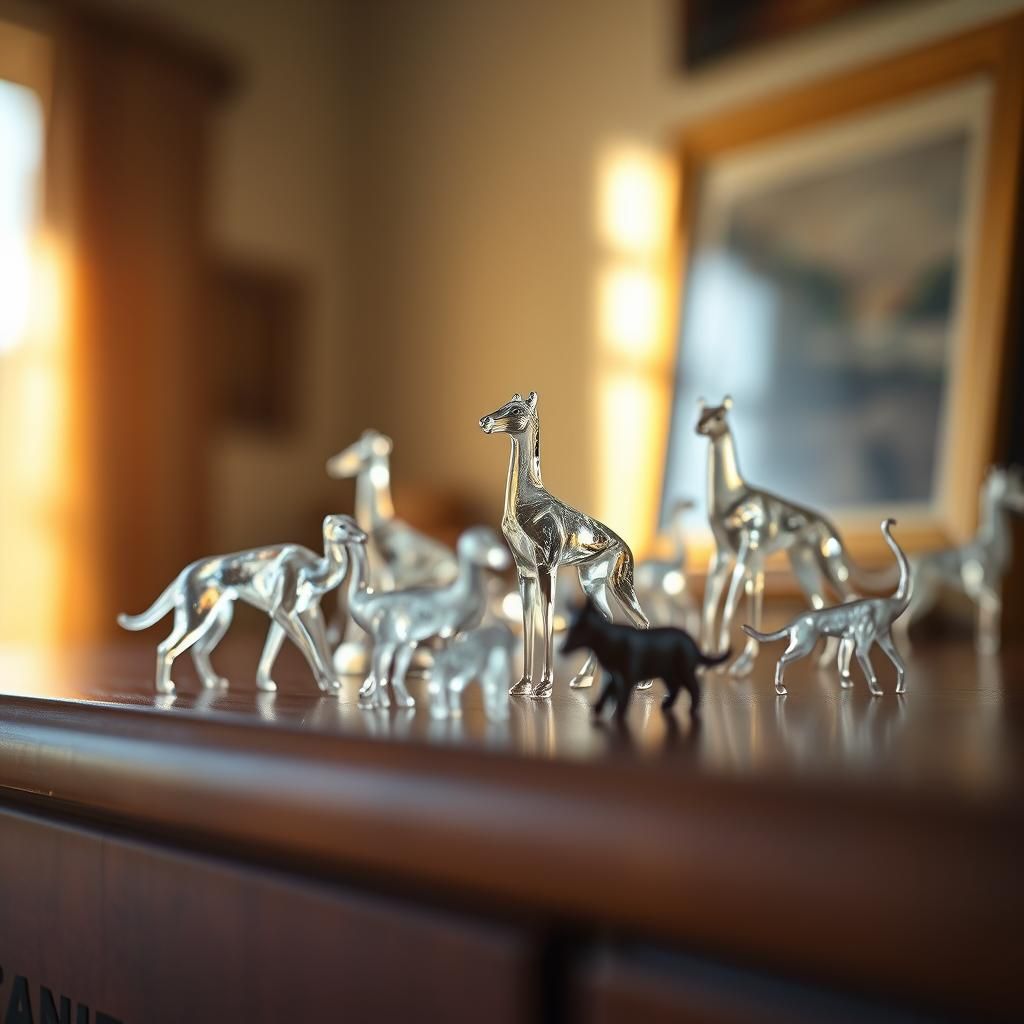 Delicate Glass Animal Menagerie Photograph