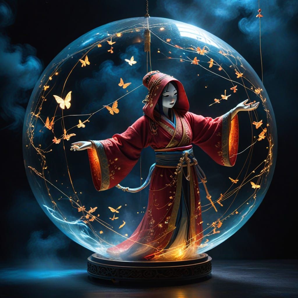 Ethereal Marionette Dances in Celestial Harmony