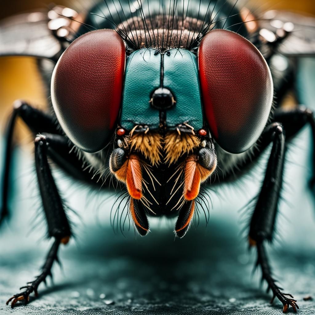 Macro Photography  ( Housefly )