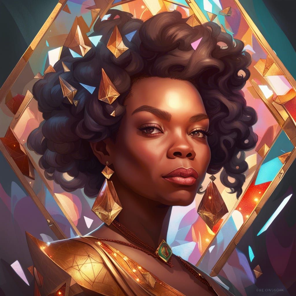 Amber Ruffin as Queen of Diamonds: Detailed Portrait
