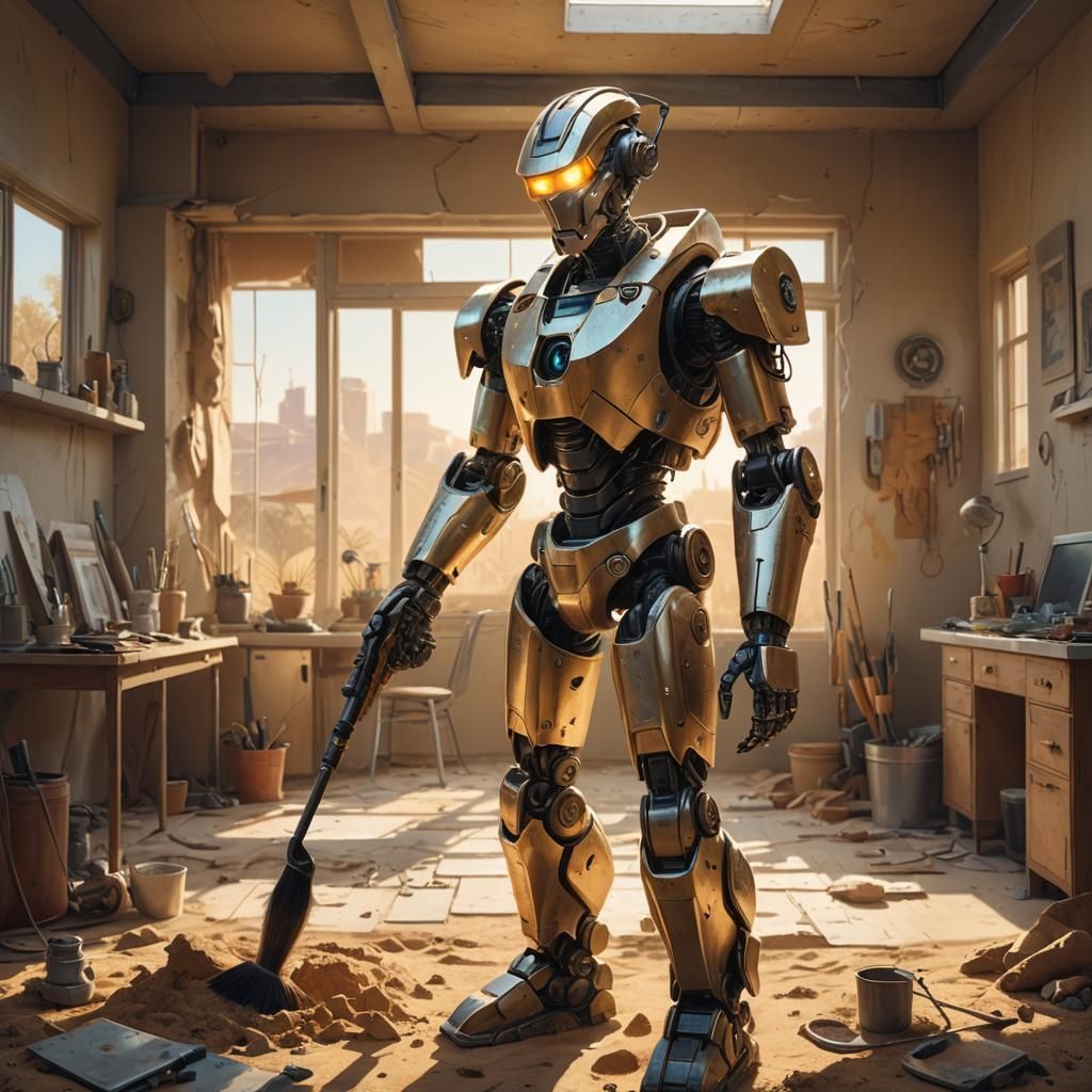 Robot Archaeologist Discovers Modern Home