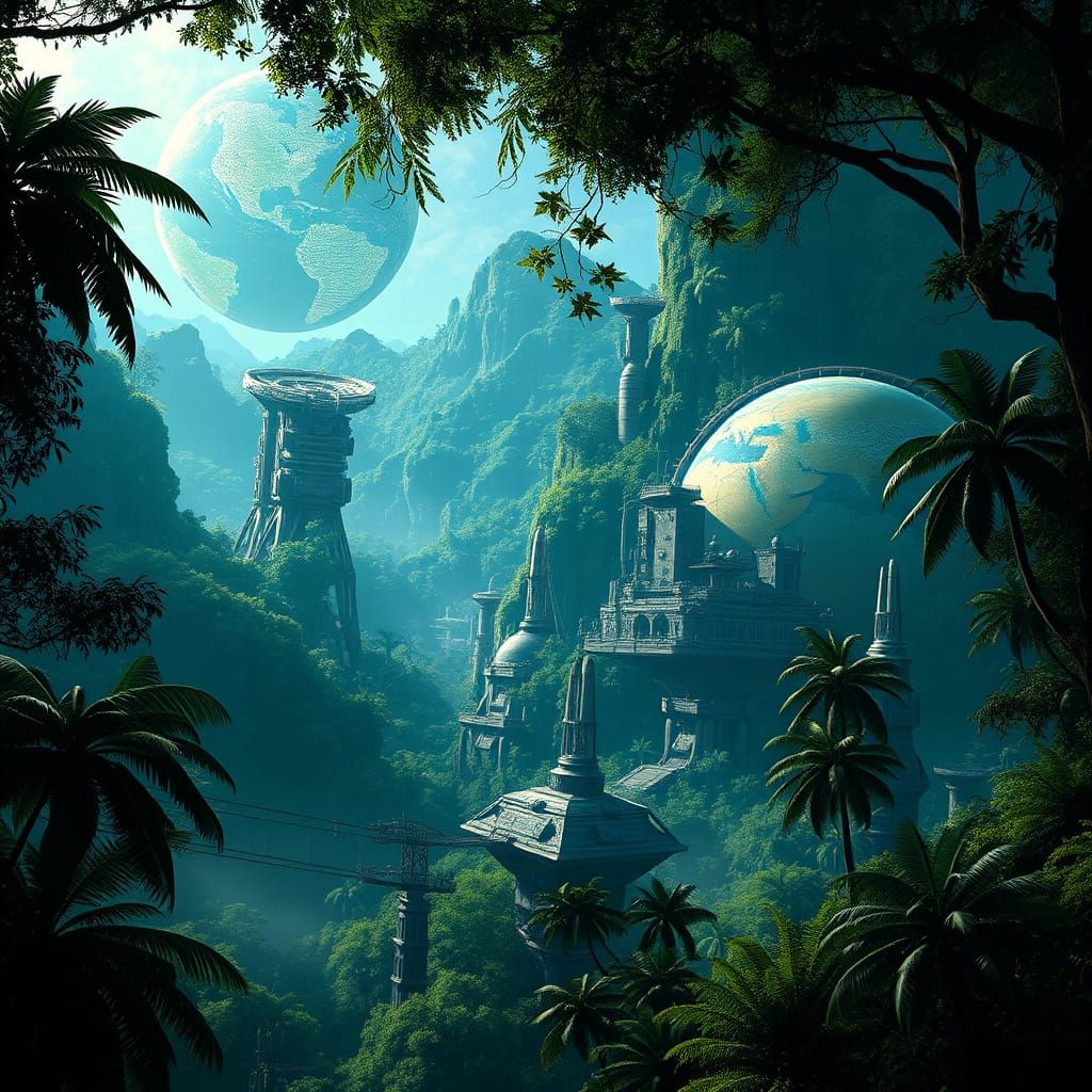 Densely Forested Tropical Planet Phindar in Outer Rim Territ...