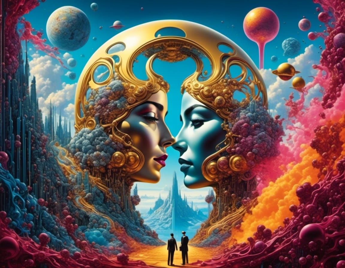 Surreal Comic Art with Bionic Nebula