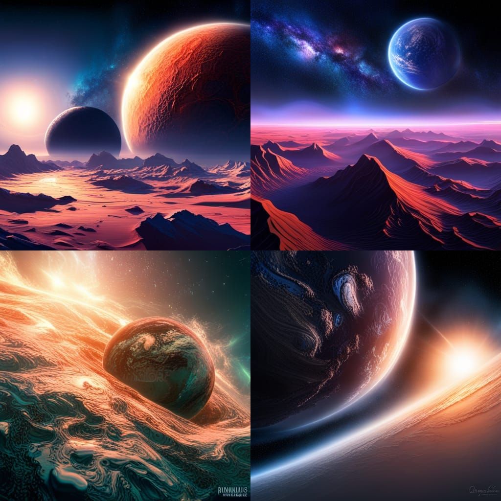 Aliens Disco Dancing on Galactic Planet