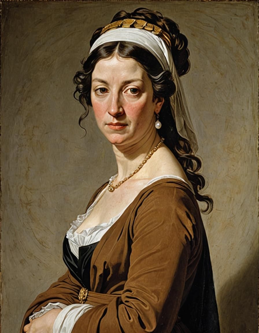 Neoclassical Portrait of Madame Raymond de Verninac