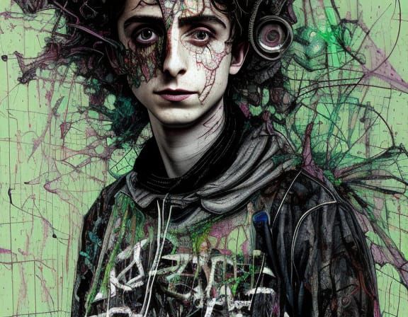 Timothée Chalamet as The Dark Watcher