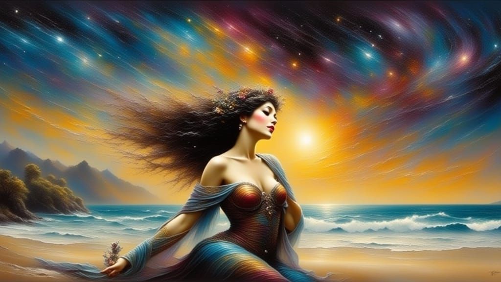 Blue Eyed Latina Warrior Waiting for Love