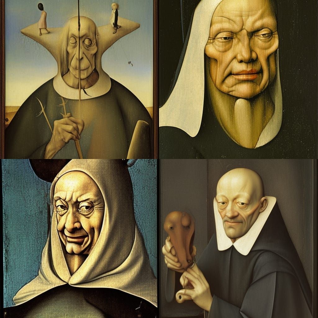 Surreal Landscape in the Style of Bosch