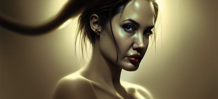 Mystic Flower Tomb Raider Hybrid in Digital Art