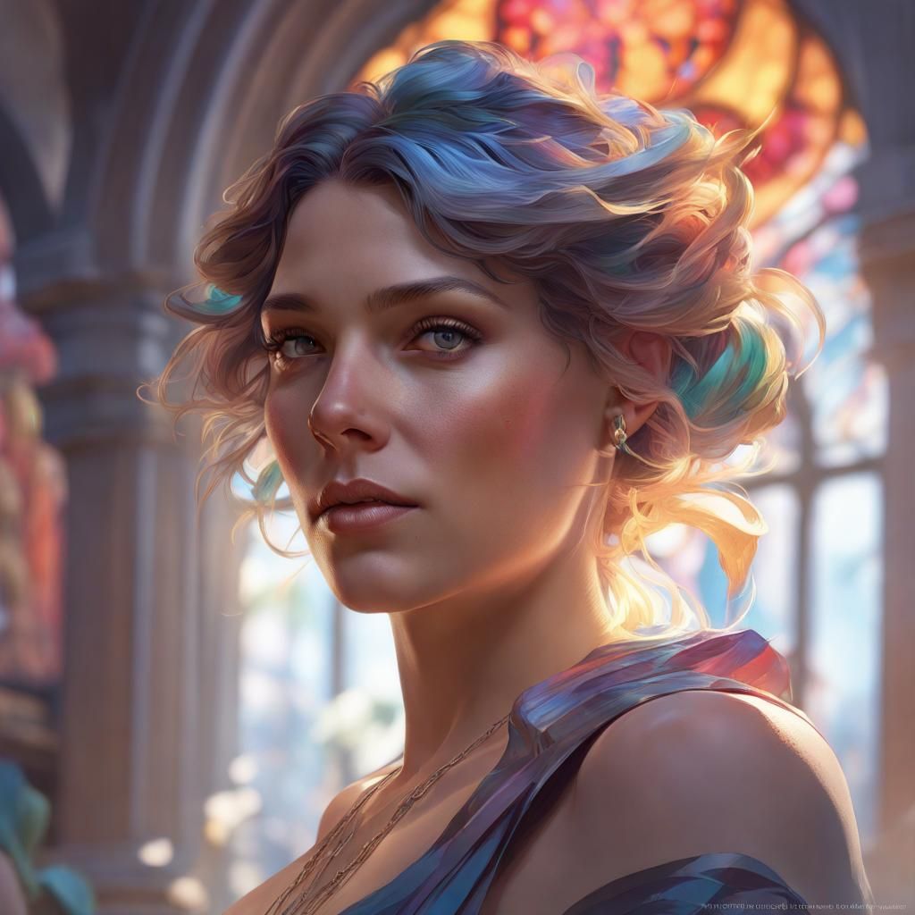 Detailed Portrait with Dynamic Lighting in Unreal Engine