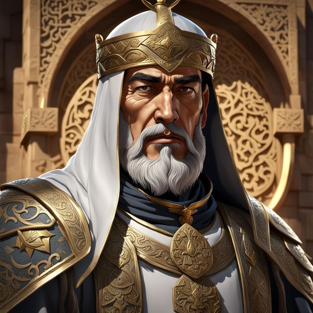 Saladin in 3D Anime Art Style
