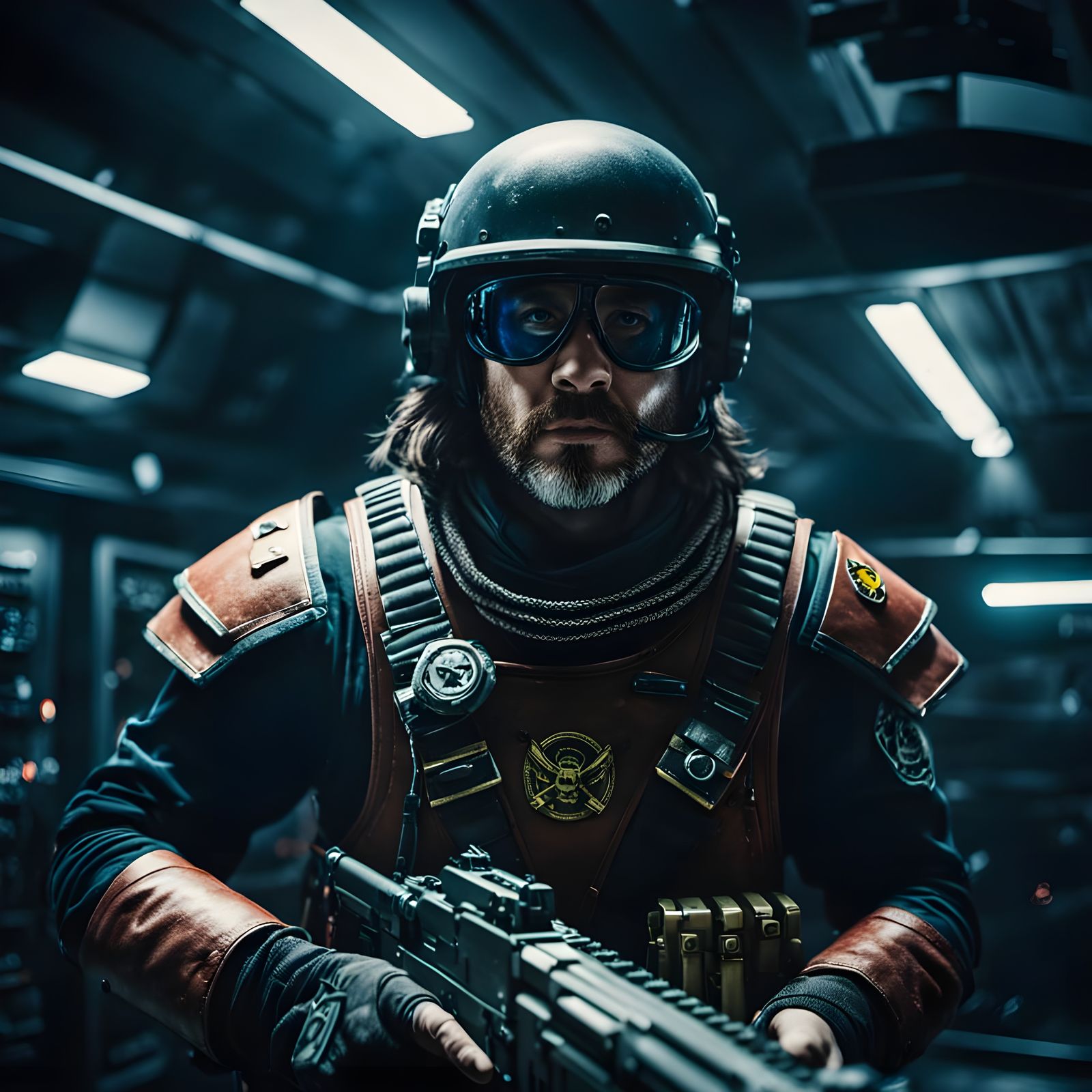 Space Pirate in Epic Gun Battle