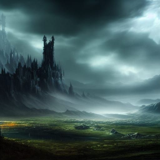Epic Cinematic Fantasy Landscape