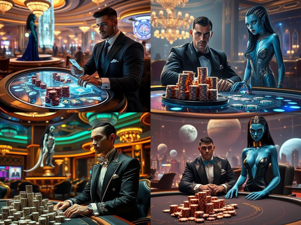 Intergalactic Gambler Reaps Rewards with Stunning Alien Comp...