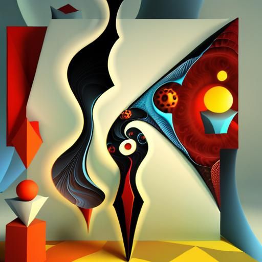 Eerie Fractal Vector in Photorealistic 3D