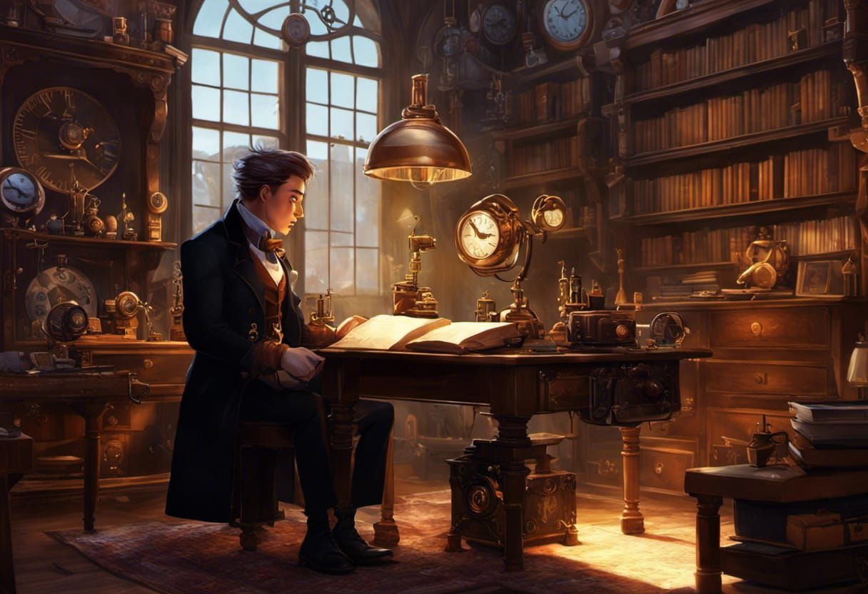 Steampunk Inventor Room